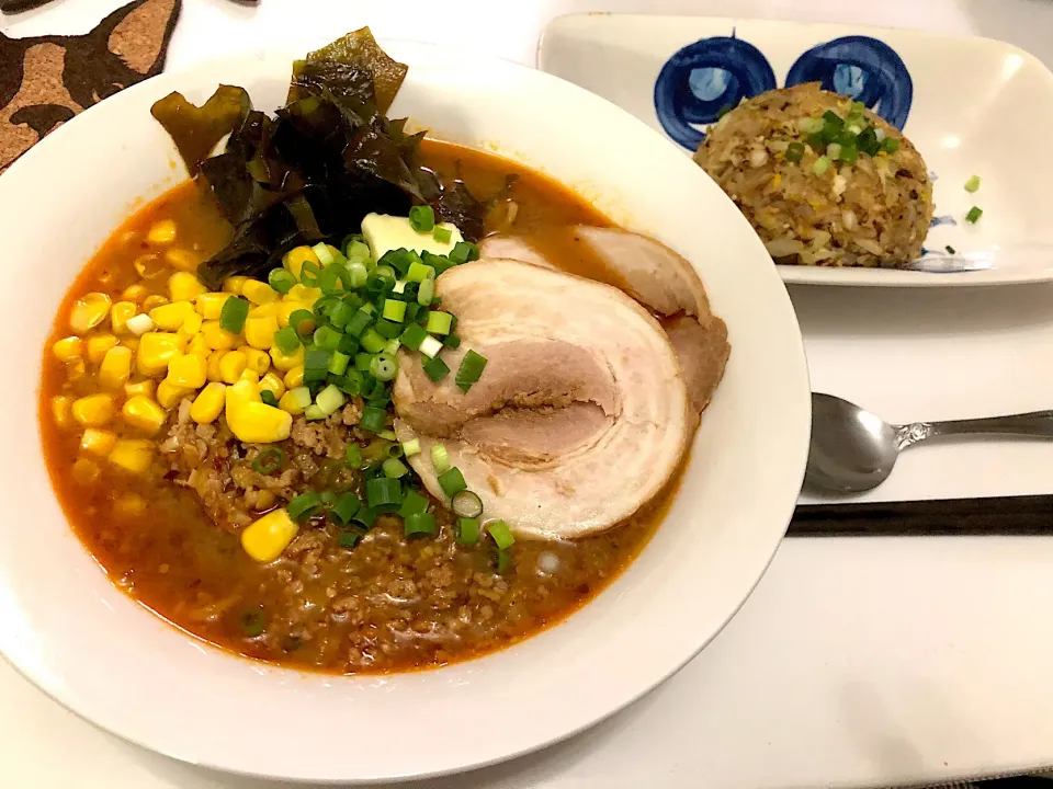 味噌ラーメン　チャーハン|まり＊さん