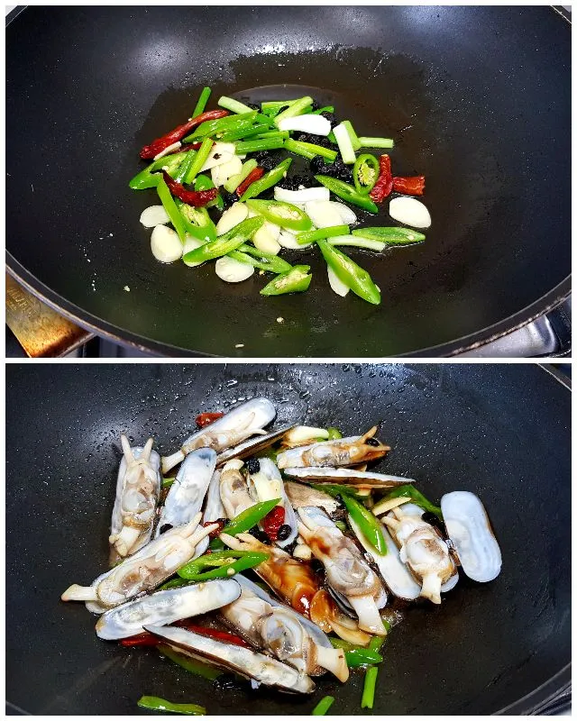 saute razor clams|steven z.y.さん