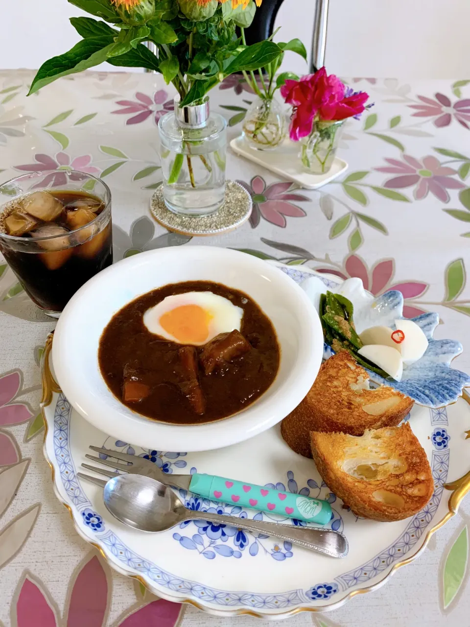 今日の朝食|ちーさんさん