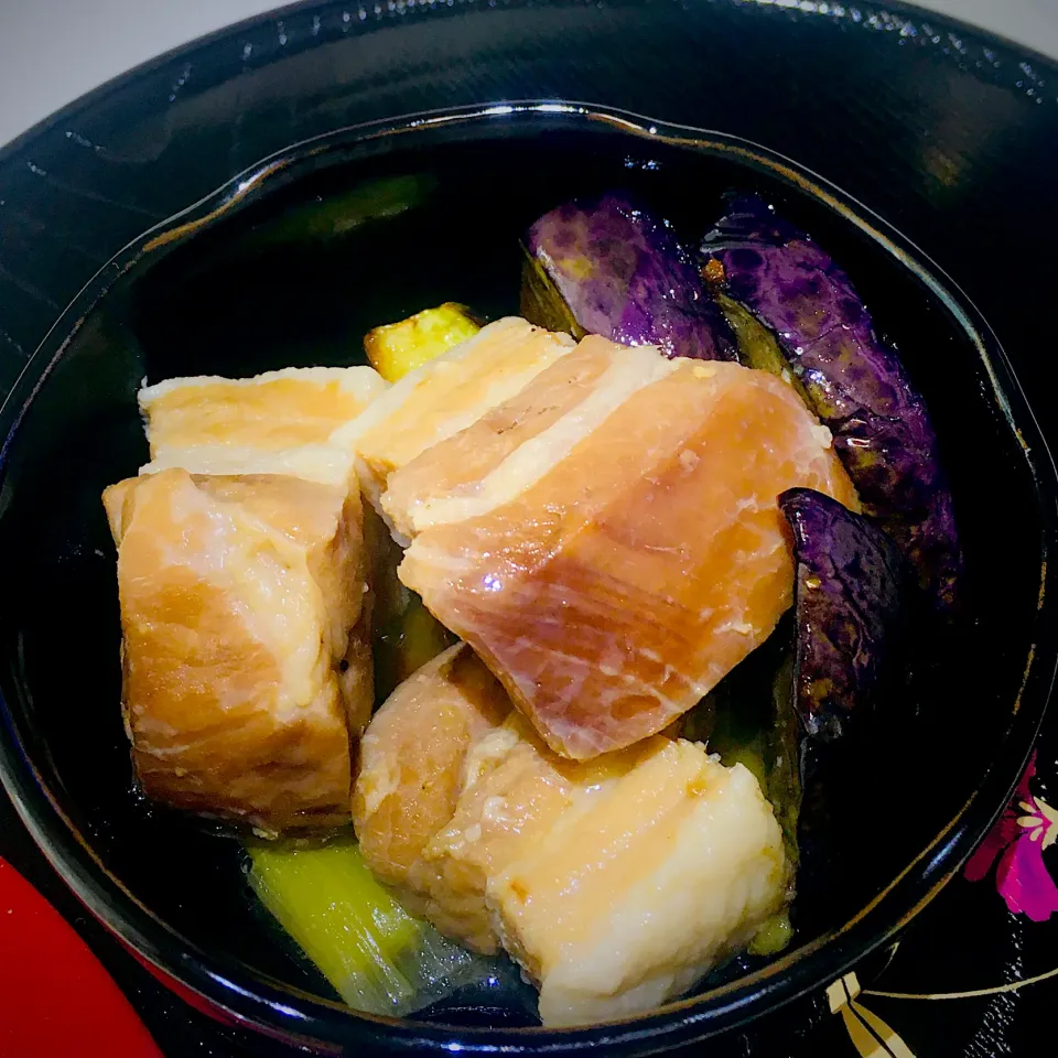 泉州水なす🍆料理その⑧  水なす角煮😋|とらさん