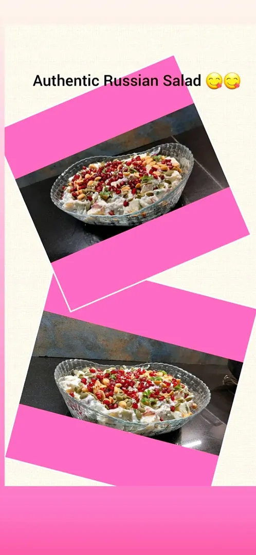 Snapdishの料理写真:authentic Russian salad|sunainaさん