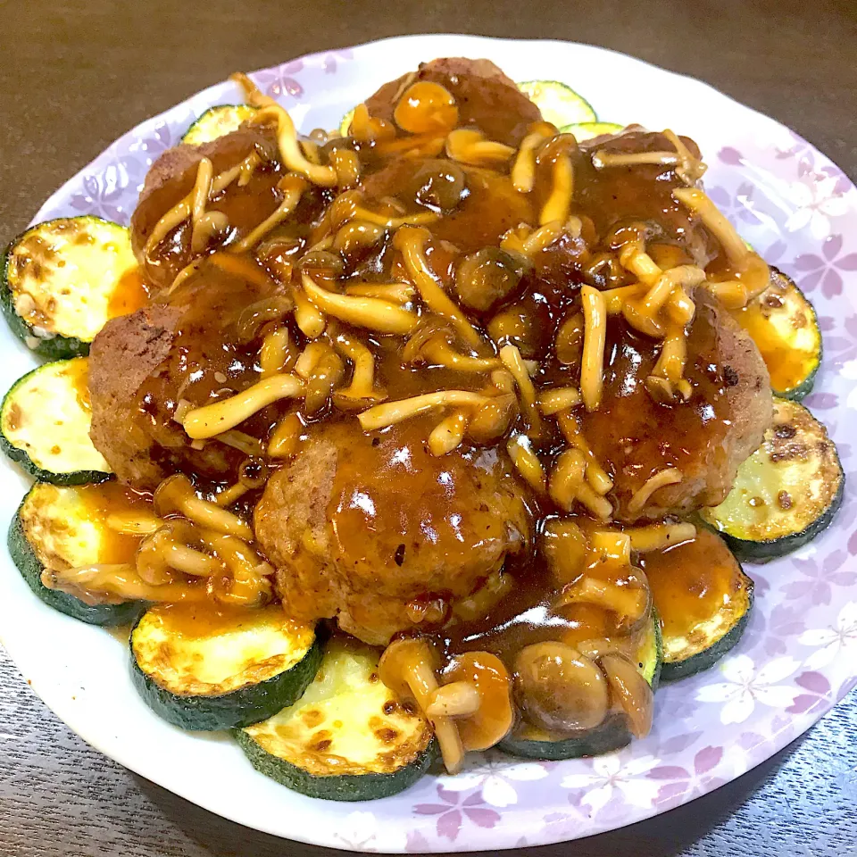 あんかけハンバーグ|男オオカミさん