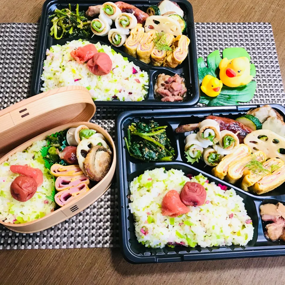 Snapdishの料理写真:子供達の置き弁🍱|nailsbayさん