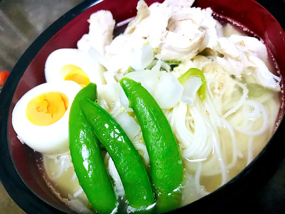 鶏塩ラーメン風そうめん|emoちゃんさん