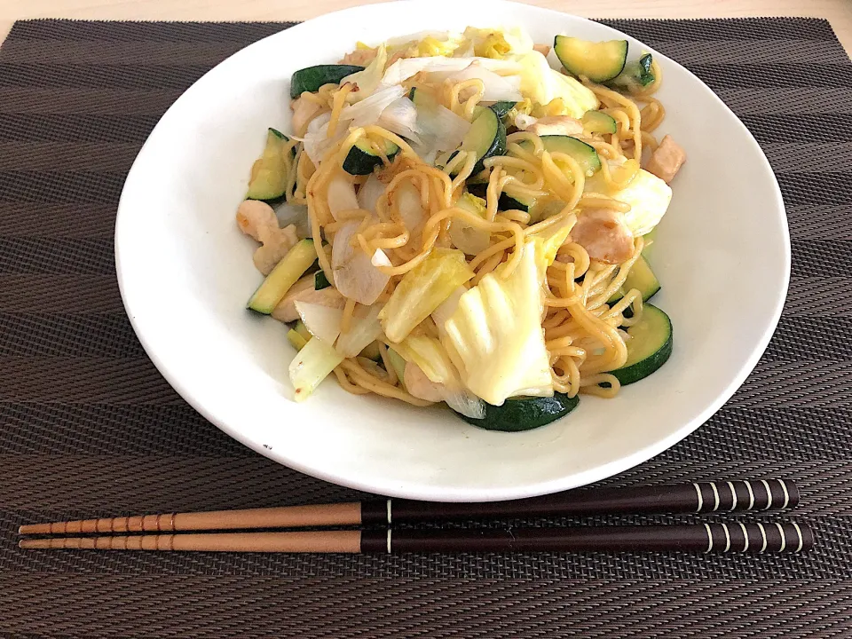 余り物野菜醤油焼きそば|さあちゃ♪さん