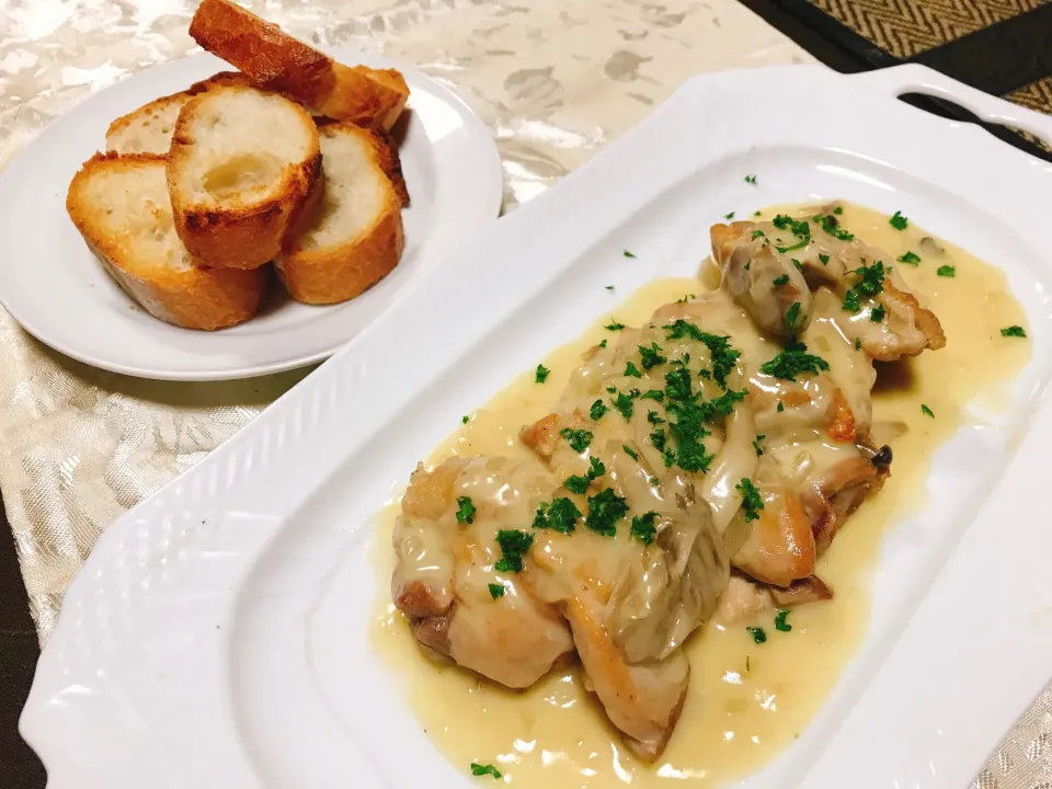 鶏肉のフリカッセ|きえさん