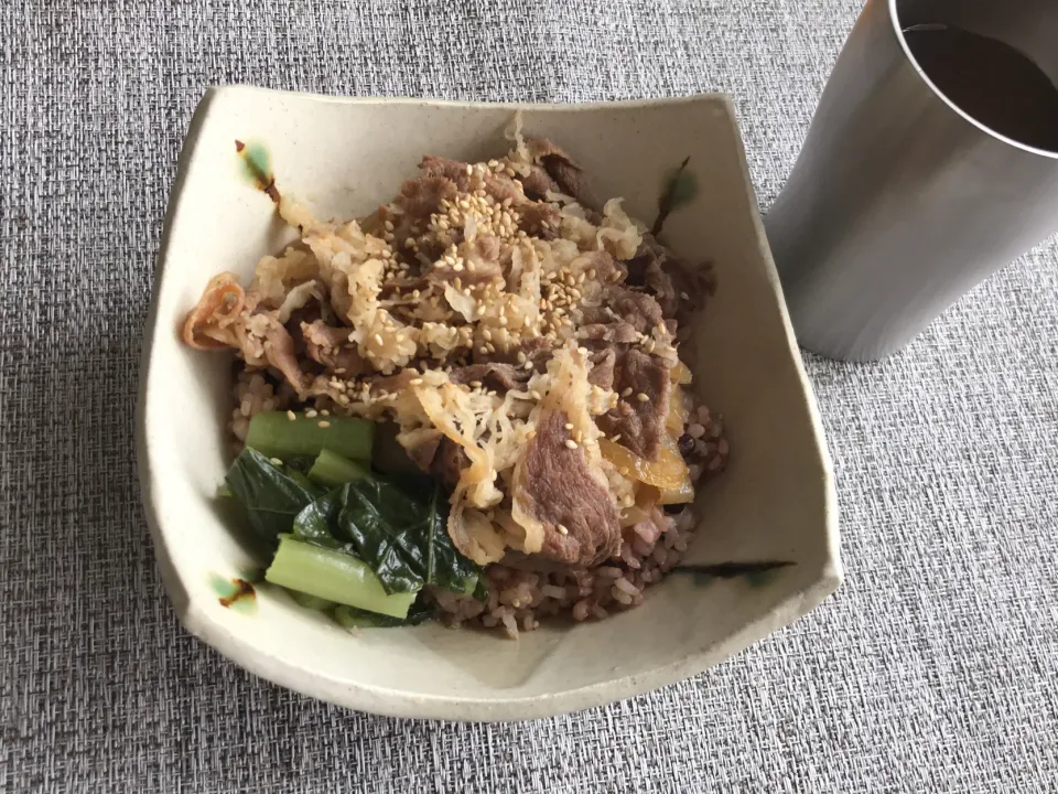 Snapdishの料理写真:さっぱりめ牛丼 #酵素玄米|Modal ☺︎さん