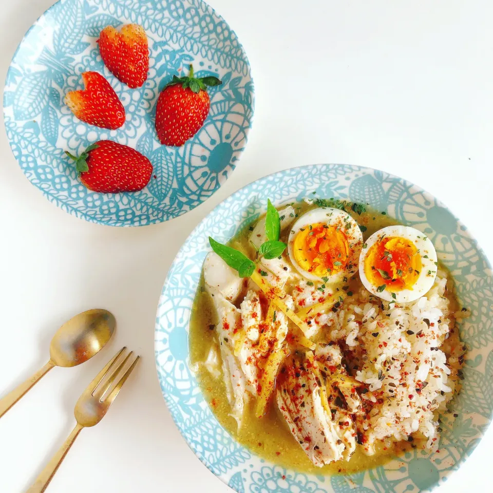 比内地鶏のグリーンカレー🐣🌿🇹🇭|sakiさん