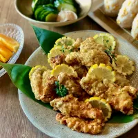 Snapdishの料理写真:山本真希さんの料理 味噌とり天🏠家族みんなの大好物✨