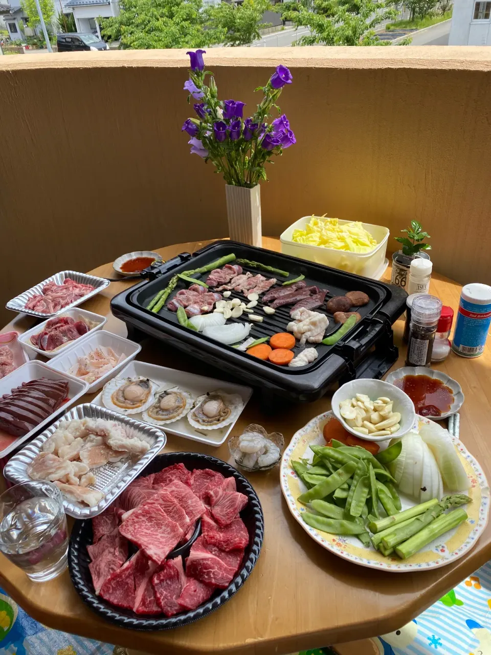 風を感じながら☆ベランダで焼肉🥩しませんか♪|ぽっちさん