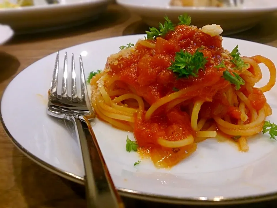 トマトソーススパゲティ|古尾谷りかこさん