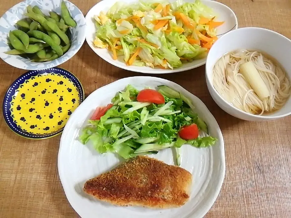 Snapdishの料理写真:鮭フライ
晩御飯|ミルコさん