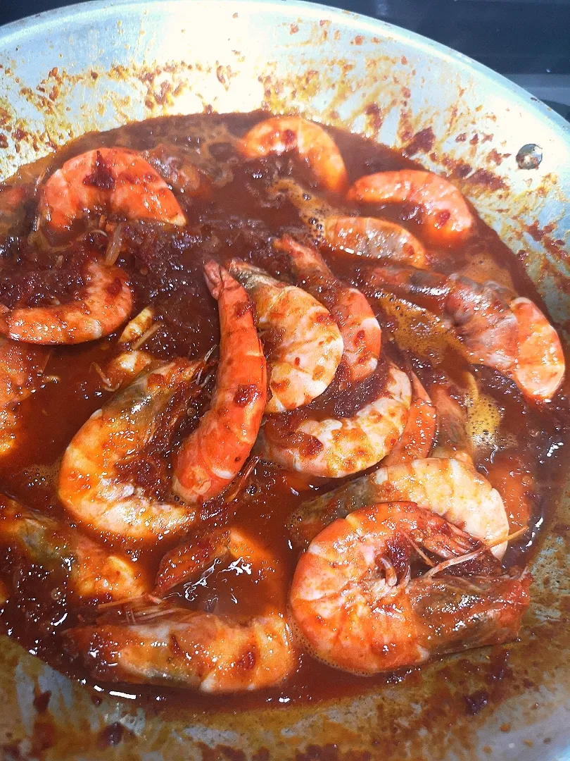 NJ's dish Sambal tumis udang ❤️|NJさん