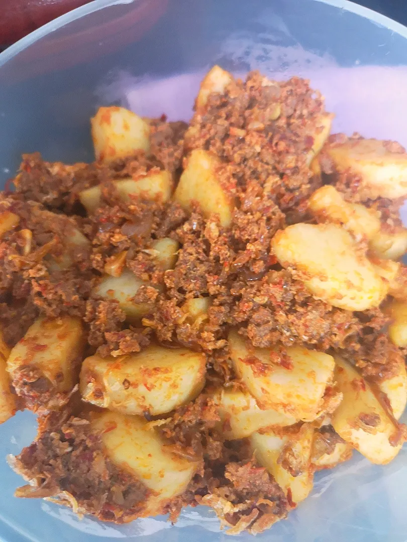 NJ's dish Lontong goreng ❤️|NJさん