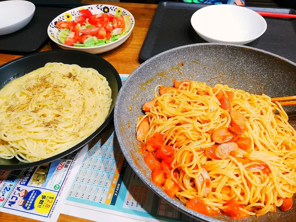 Snapdishの料理写真:手抜き夕飯|puniさん