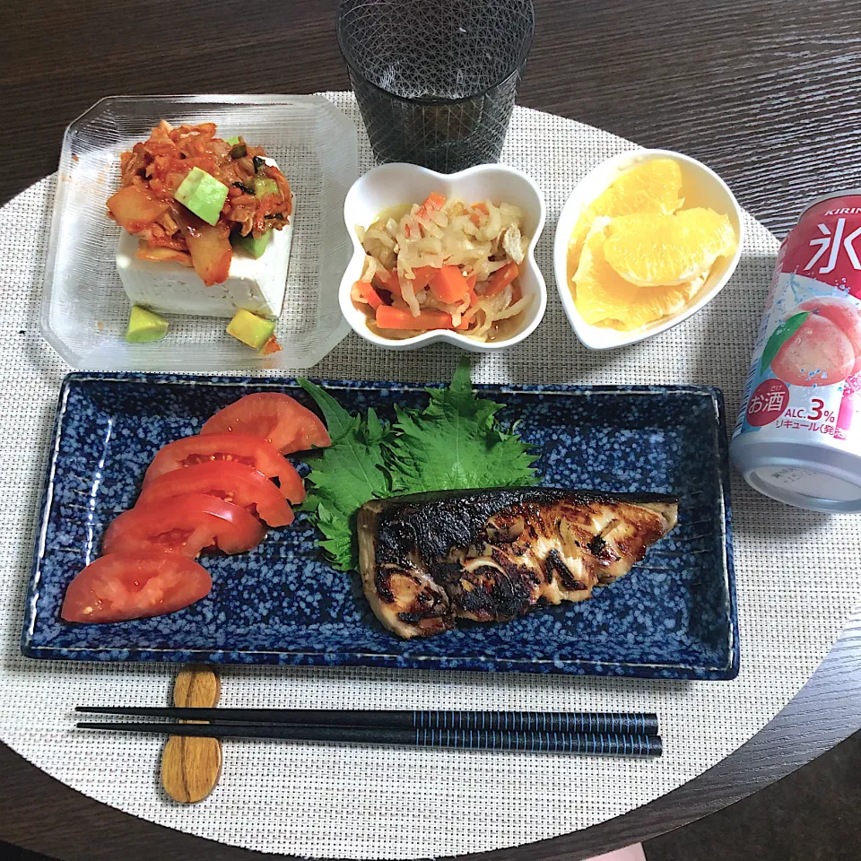 ぶりの漬け焼き定食|ななみんさん