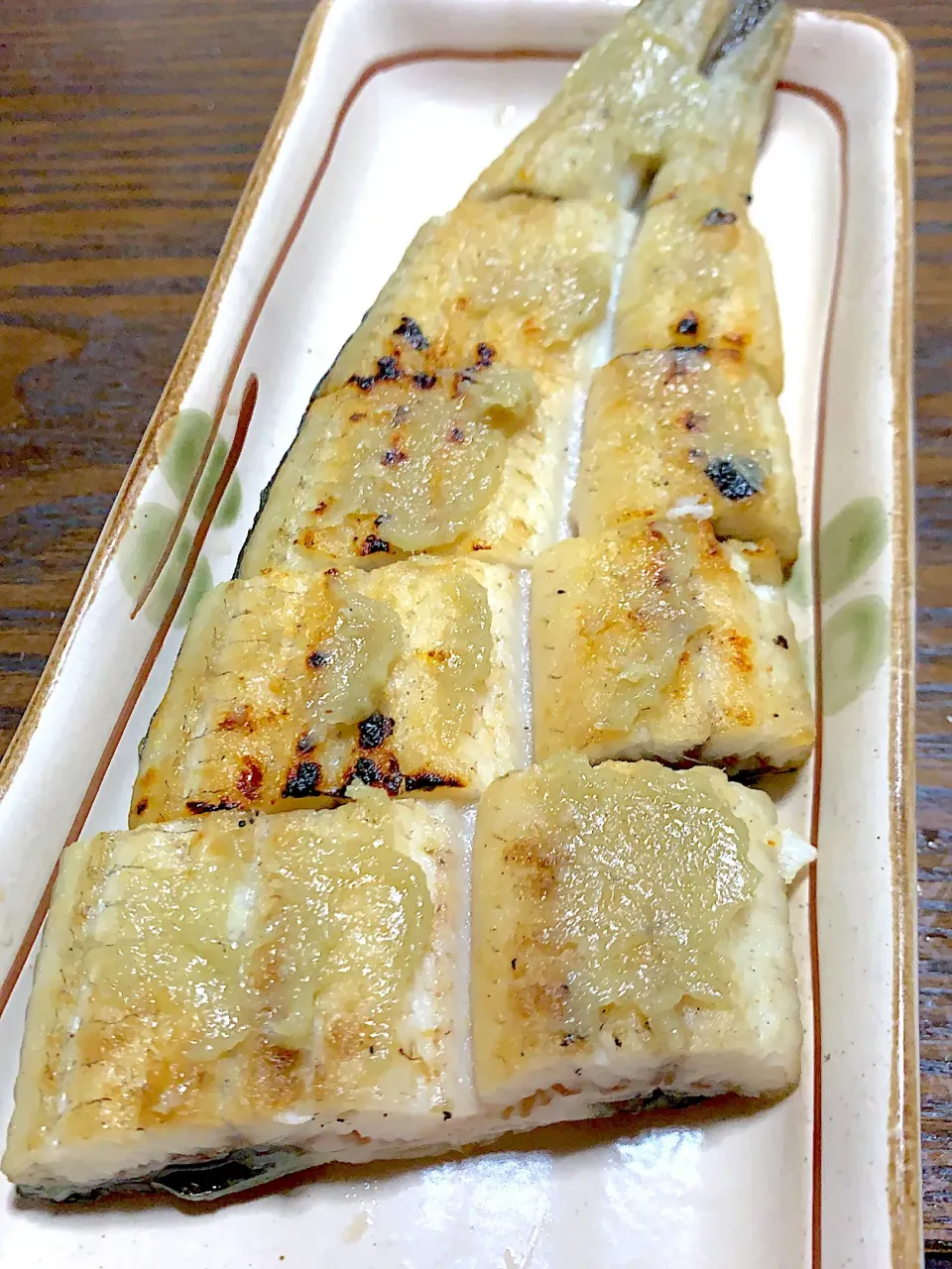 うなぎの白焼き^_^山葵塩で|きよっさんさん