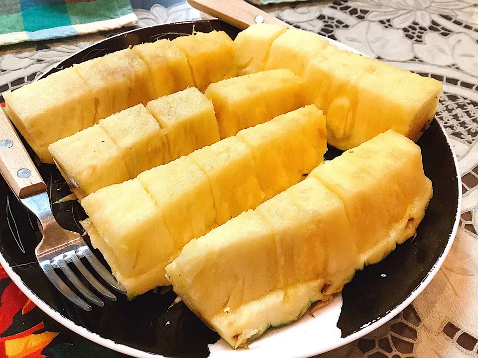 パイナップル🍍が来た❣️😋|アライさんさん