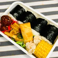 Snapdishの料理写真:旦那のお弁当❤️|yumipon1203さん