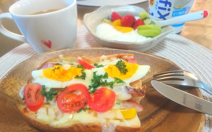 バゲット🥖ピザ|びせんさん