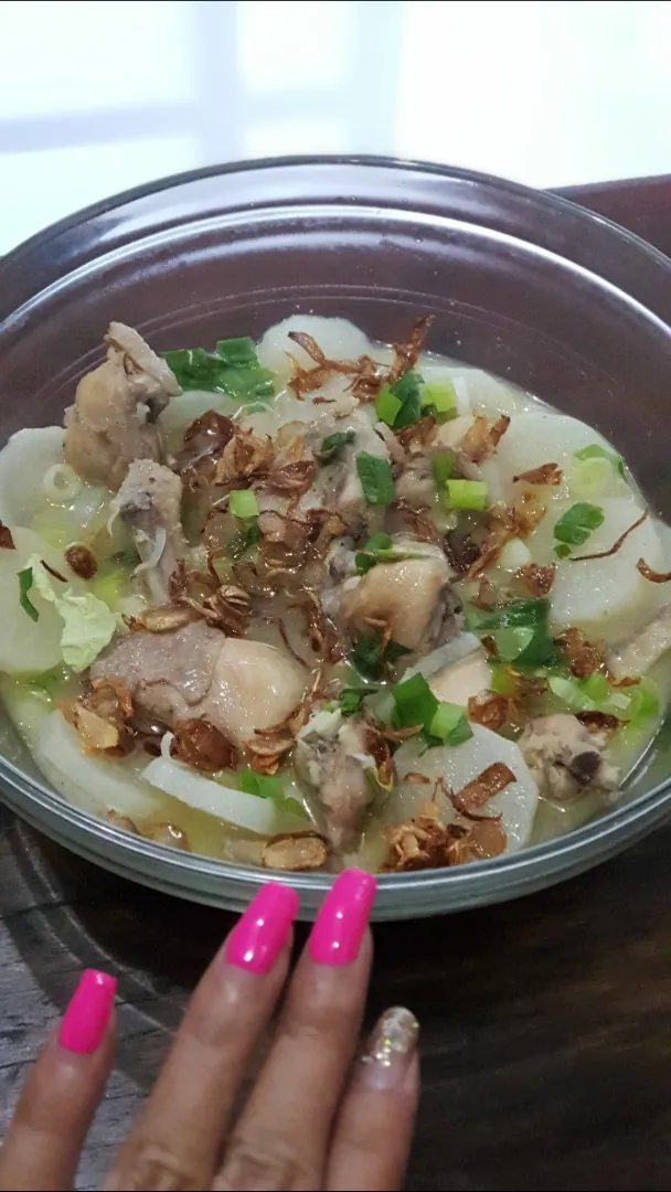 lobak soup ayam|OM(OngMira)さん