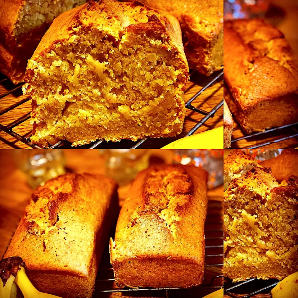 Made Banana Cake Social distancing order for a good Friend #bananacakes #homebaking very moist tasty cake with mixed spice #chefemanuel #baking|Emanuel Hayashiさん