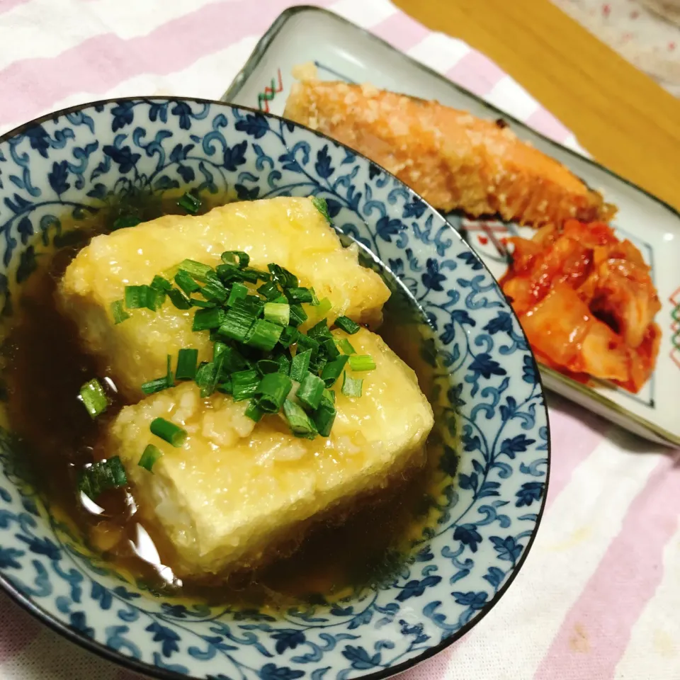 揚げ出し豆腐|安侑美のロカボ日記✈︎さん