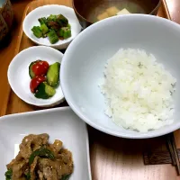 昨日の夕飯 ピーマンと豚こまのオイスターソース炒め|karintouさん