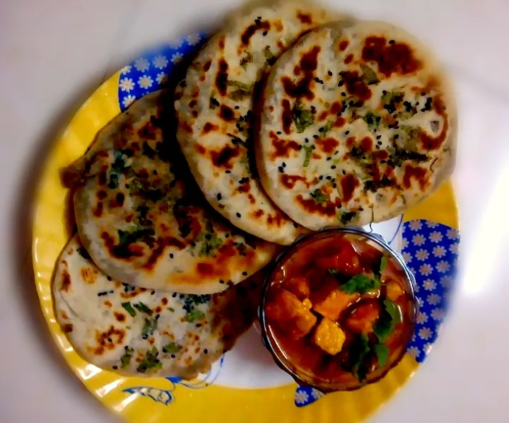 kulcha and chana paneer masala|deepさん