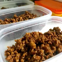 Snapdishの料理写真:肉味噌作り置き！|sakkoさん