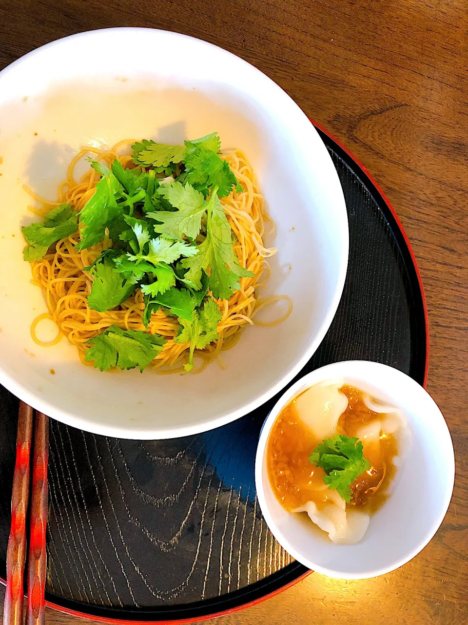 Snapdishの料理写真:香菜麺|わかりんさん