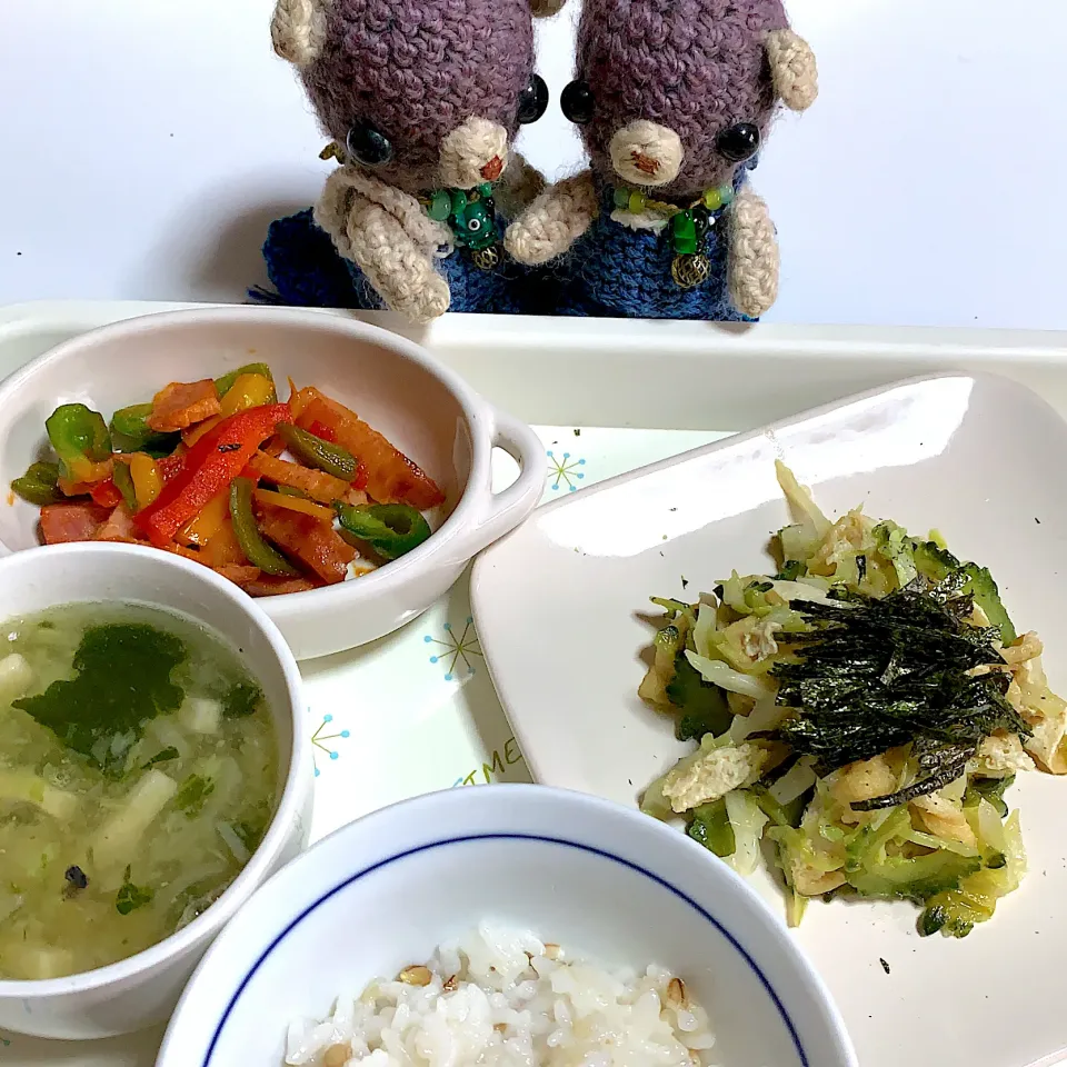 Snapdishの料理写真:お昼ご飯(*⁰▿⁰*)|chagashiさん