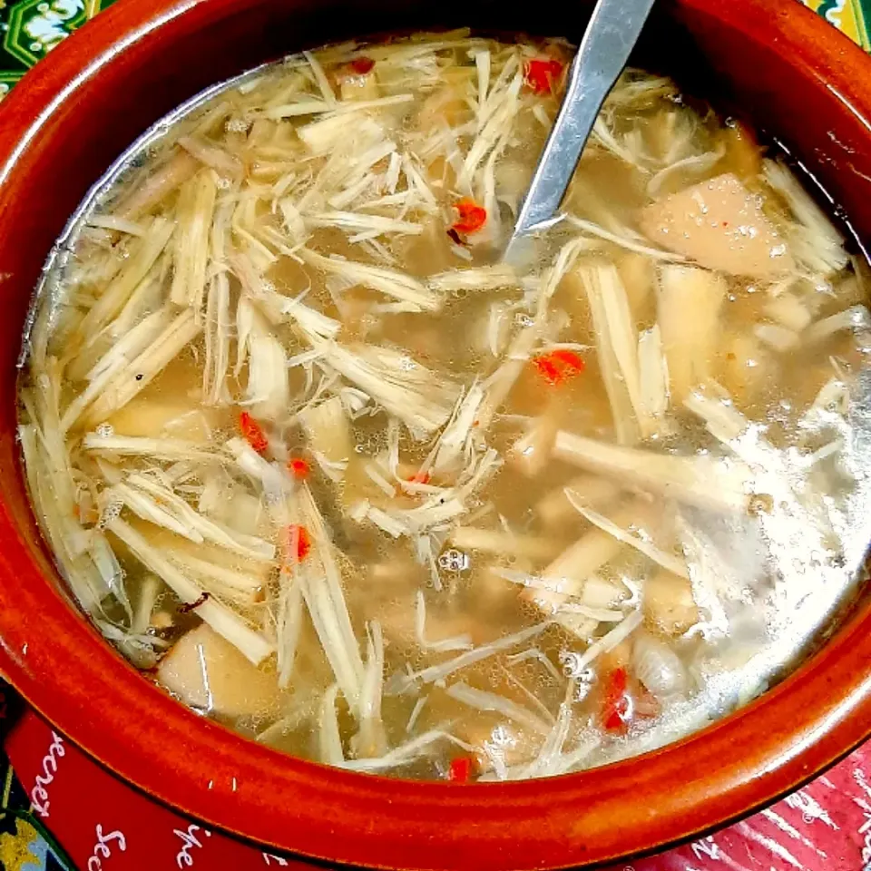 coconut husk wth pork soup
~ sup umbut kelapa|ģřãçîöůşさん