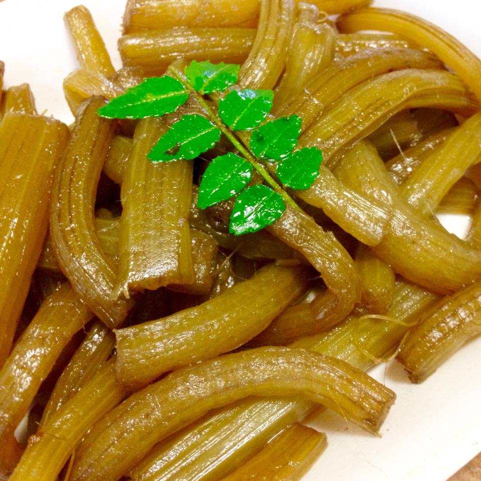 蕗の炒め煮🍀🍚食感を残して。