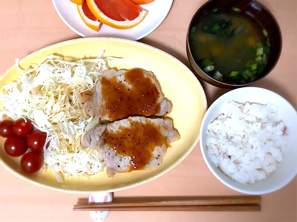 トンテキ定食❤️|ミキさん