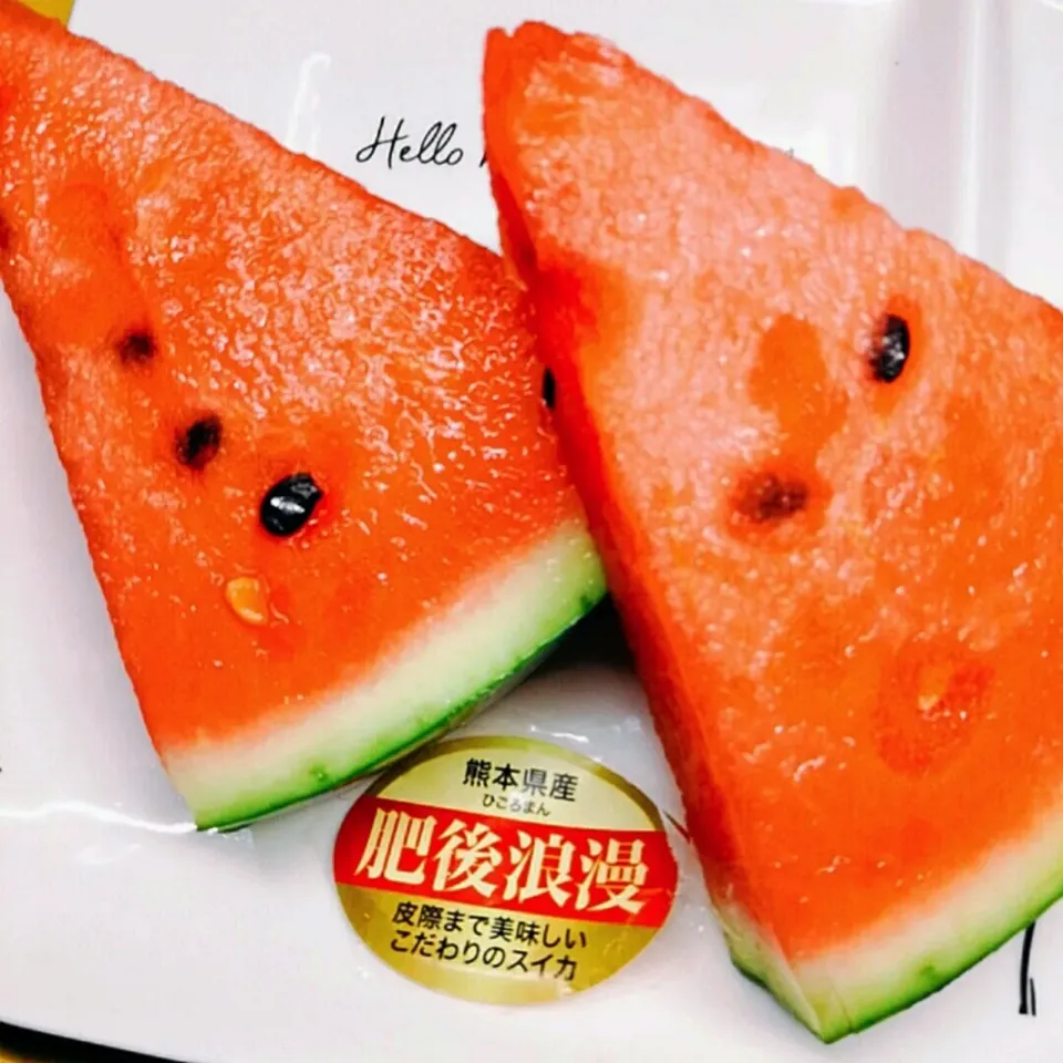 熊本産肥後浪漫🍉＼(°o°)／|ペンギンさん