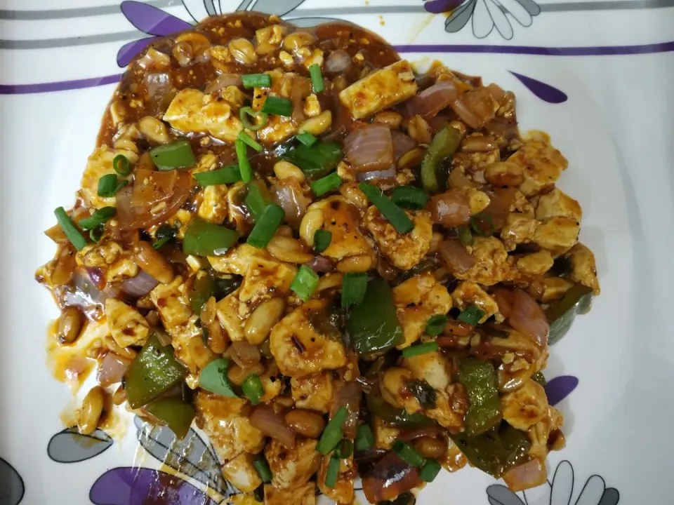 Spicy Cottage Cheeze and Chillies|Manzさん