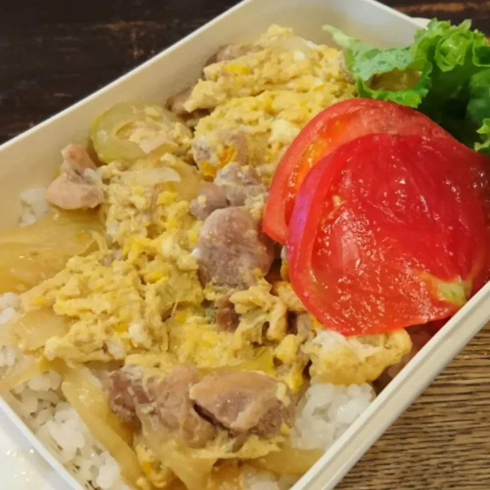 親子丼弁当(^o^)|しーPaPaさん