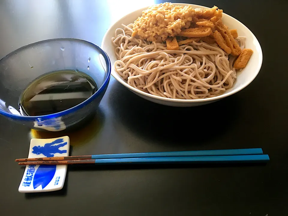 昨日の夜勤明け冷やし狐納豆蕎麦今投稿！|Tarou  Masayukiさん