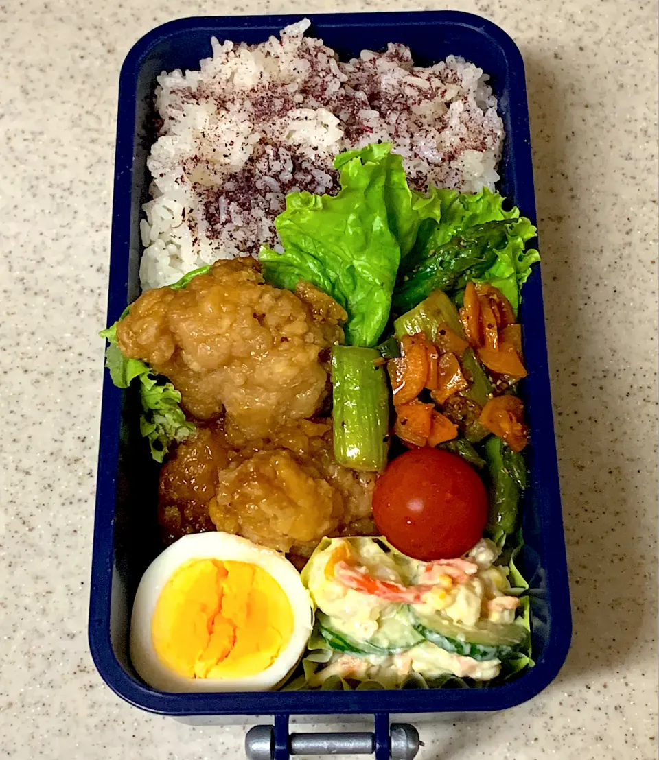 Snapdishの料理写真:タレかけ唐揚げ弁当|besさん