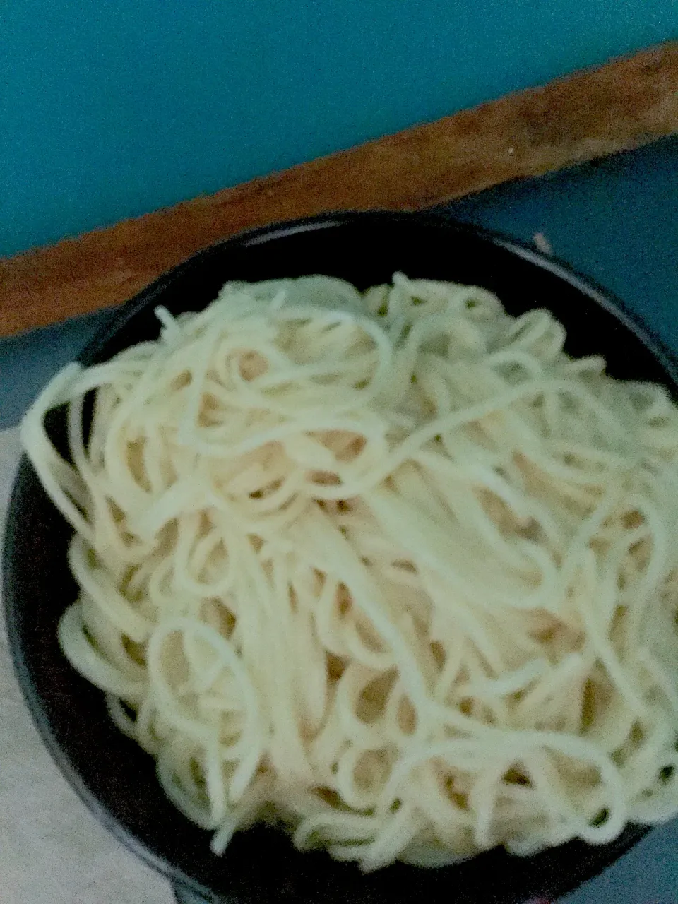 Garlic spaghetti with cheese whiz|ninja kittyさん