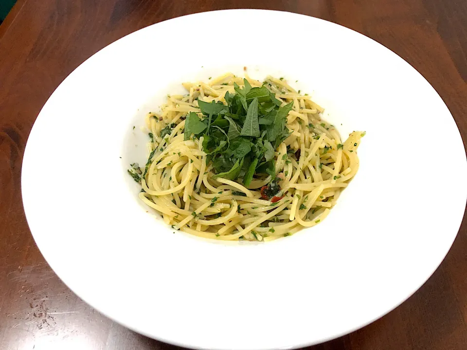 青じそのペペロンチーノ|片岡優太さん