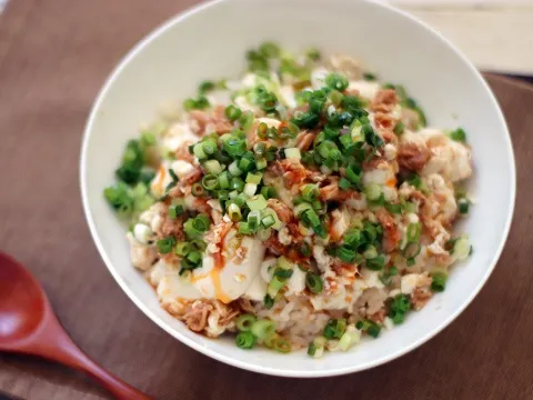 レンジで簡単！ツナ麻婆丼|ヤマサ醤油公式アカウントさん