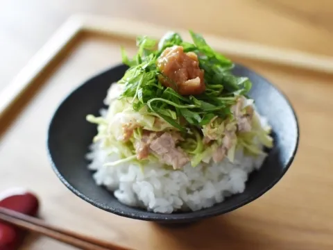 ツナの梅マヨ丼|ヤマサ醤油公式アカウントさん