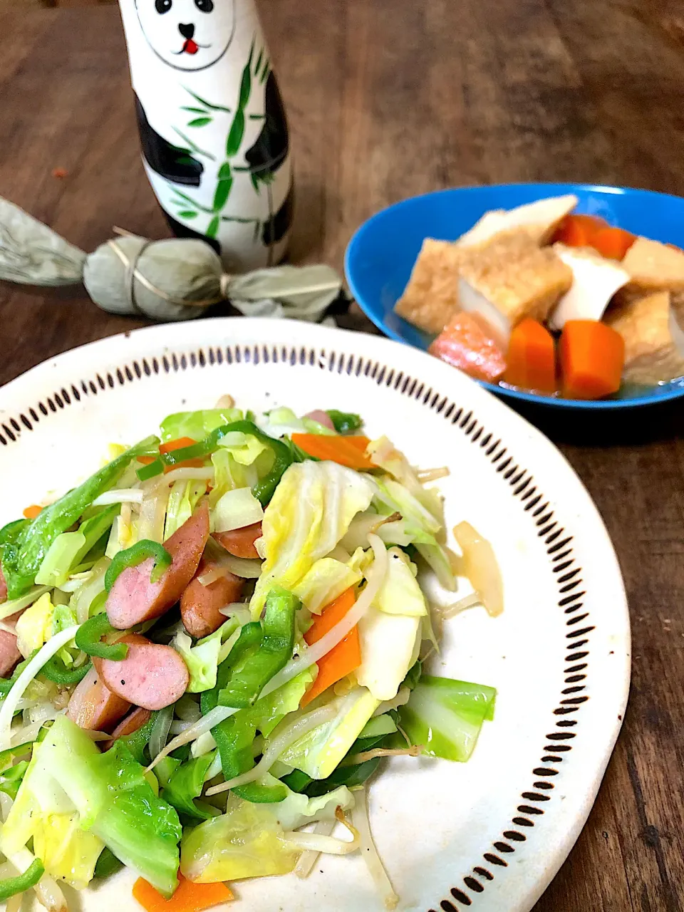 ソーセージの野菜炒め😊|ひまさくさん