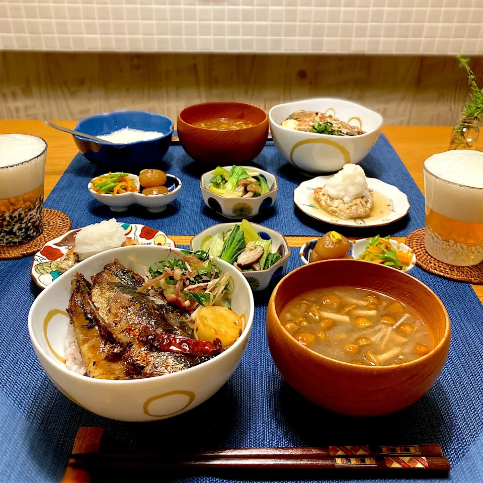 鰯の蒲焼き丼　お好みでとろろをかけて|むぎこさん