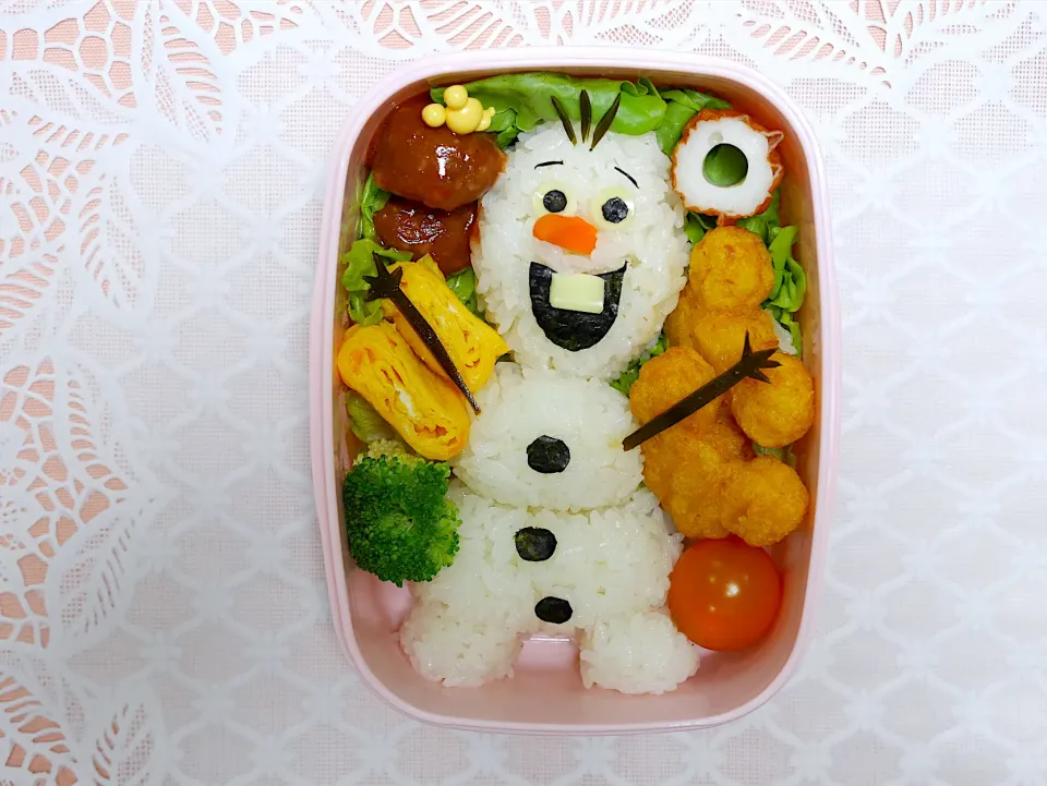 Snapdishの料理写真:オラフ弁当|たらこさん