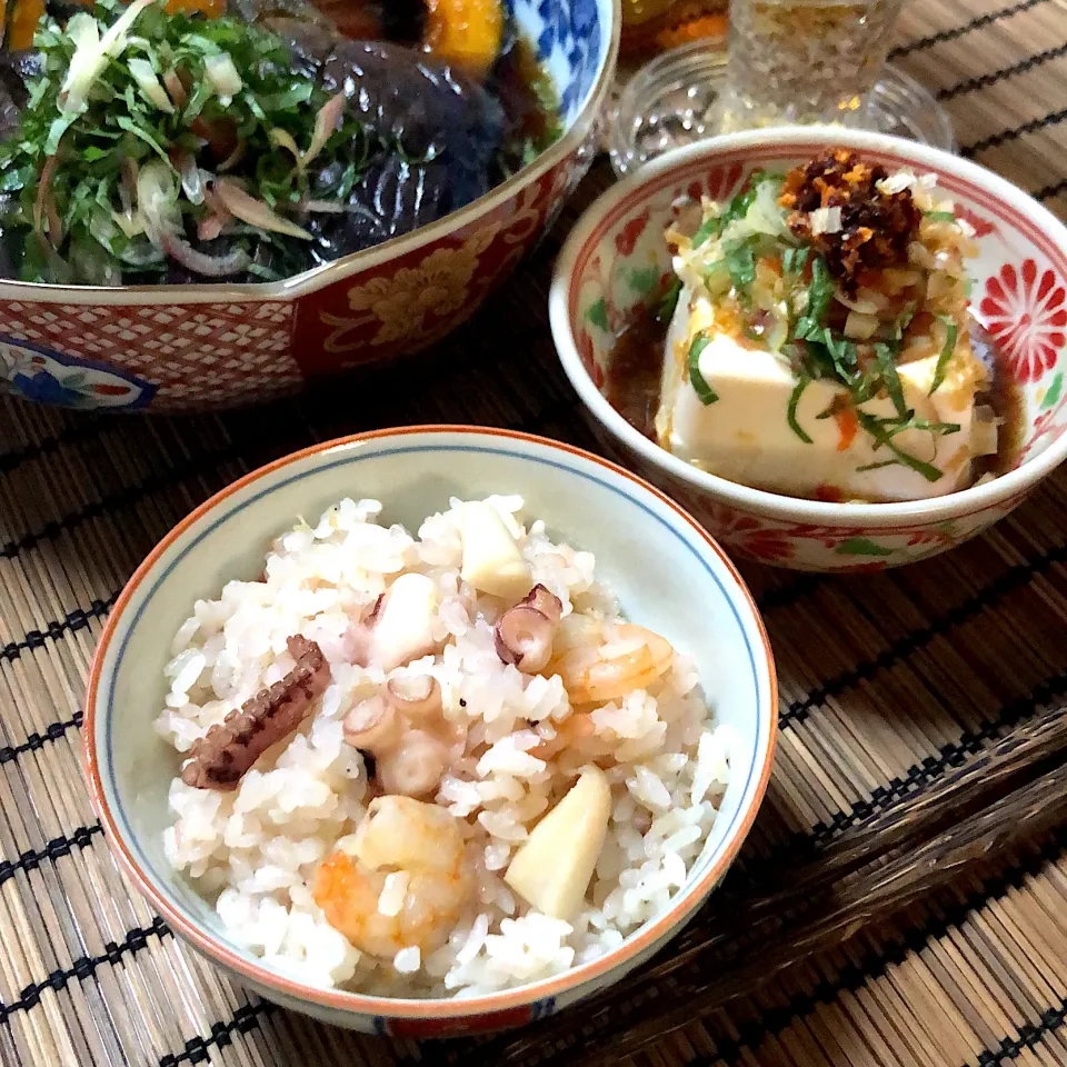 Snapdishの料理写真:シーフード🦑🦐🐙めし|シフォンさん