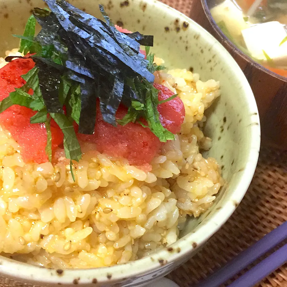 明太卵ご飯|トッチーさん