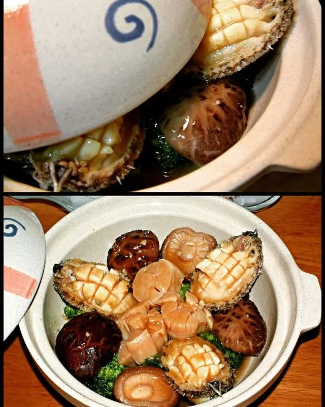 braised abalone, dried scallop and shiitake mushroom|steven z.y.さん